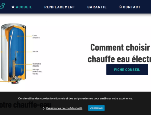 Création site internet Chauffe-Eau