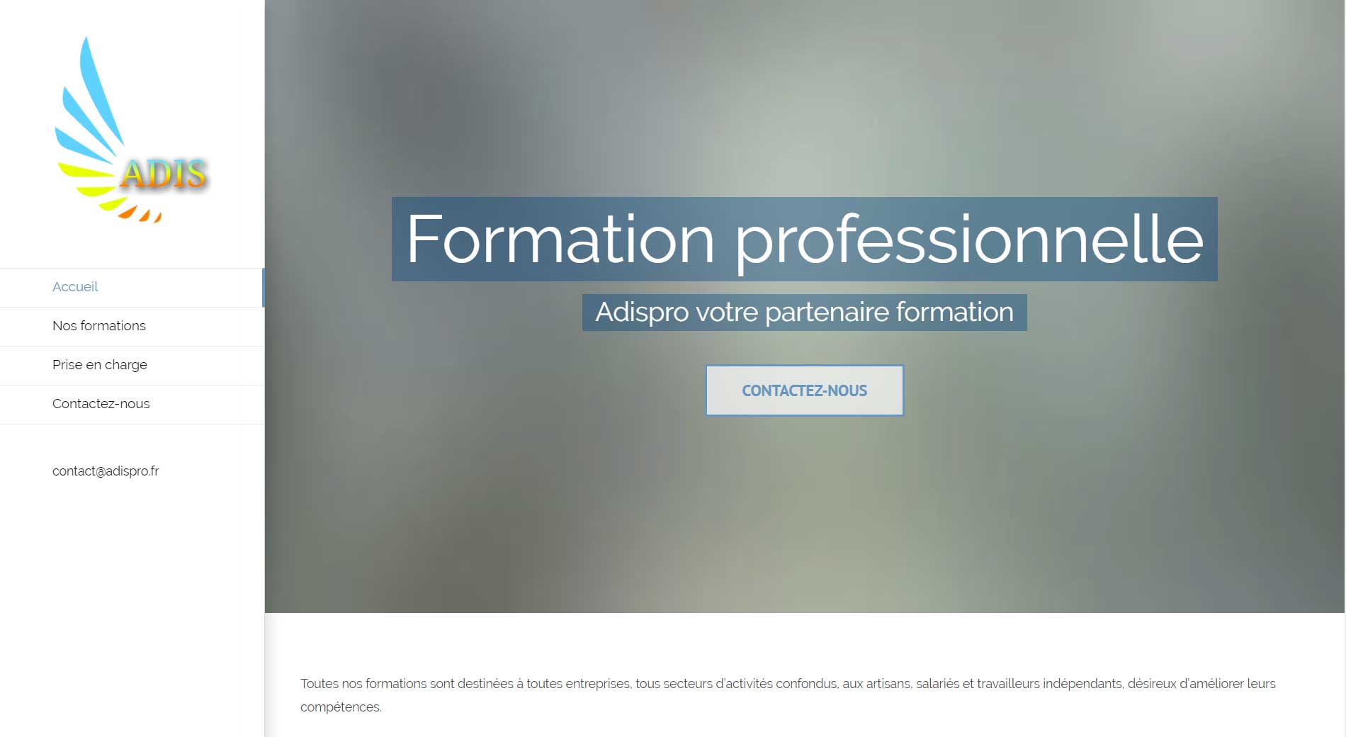Adispro création site internet