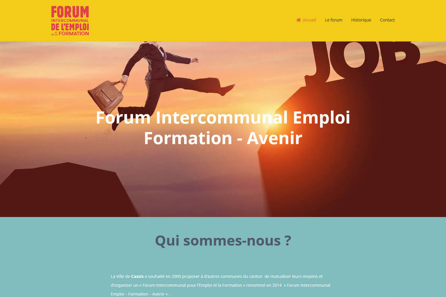 Création site internet CCAS de Cassis
