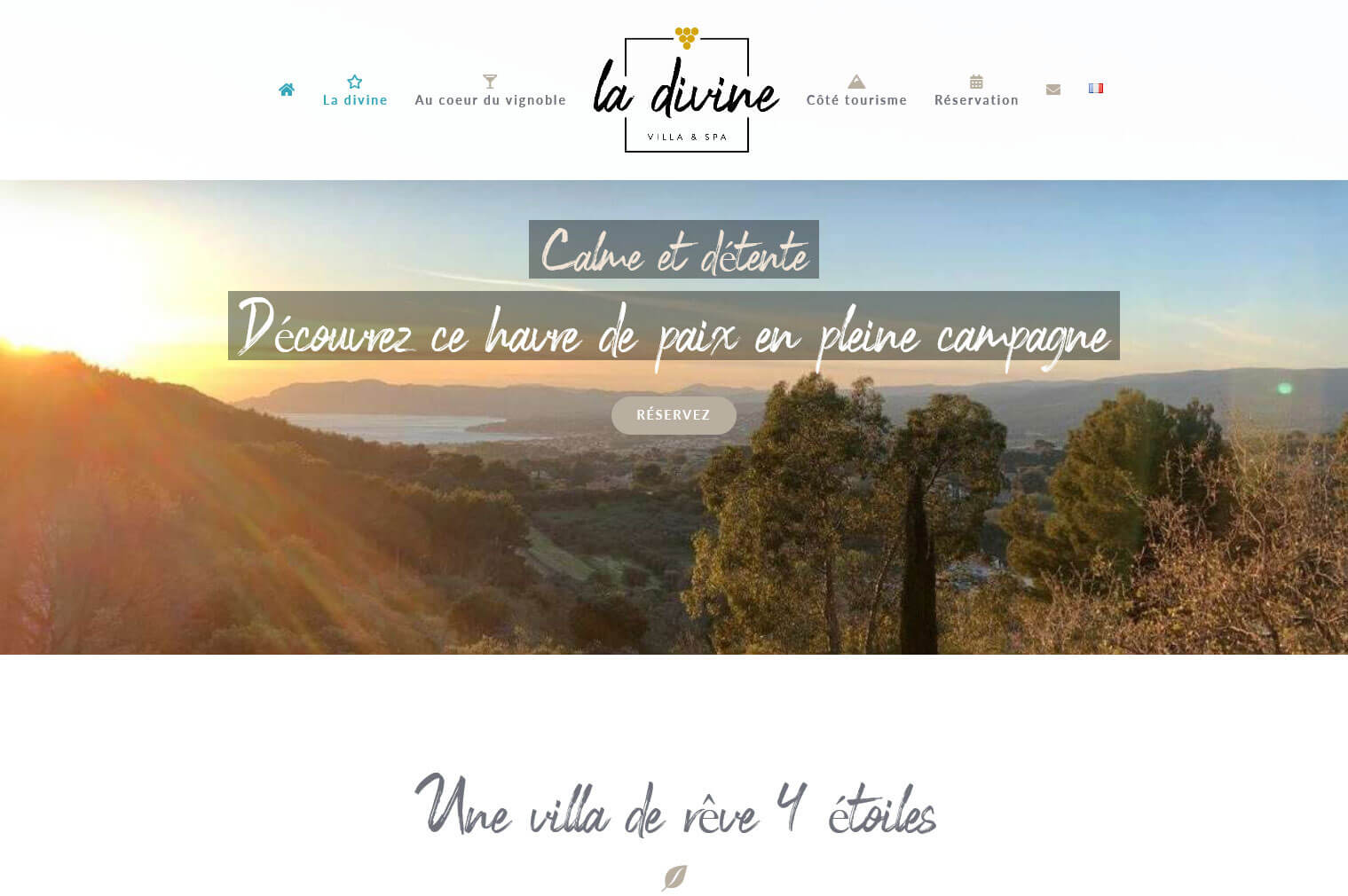 Création site internet multilingues La Divine