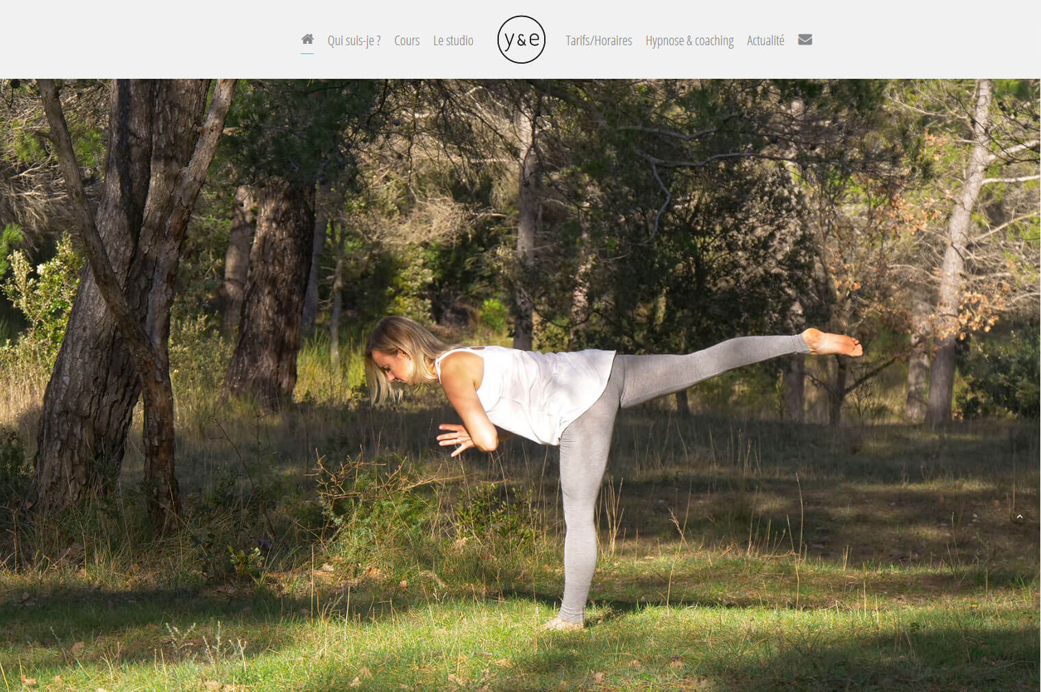 Refonte graphique site internet Yoga et énergie