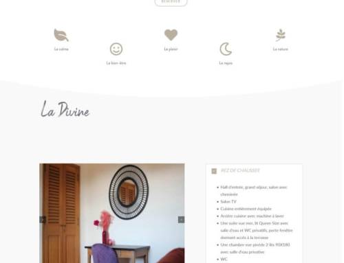 Villa Divine création de site internet Multilingues