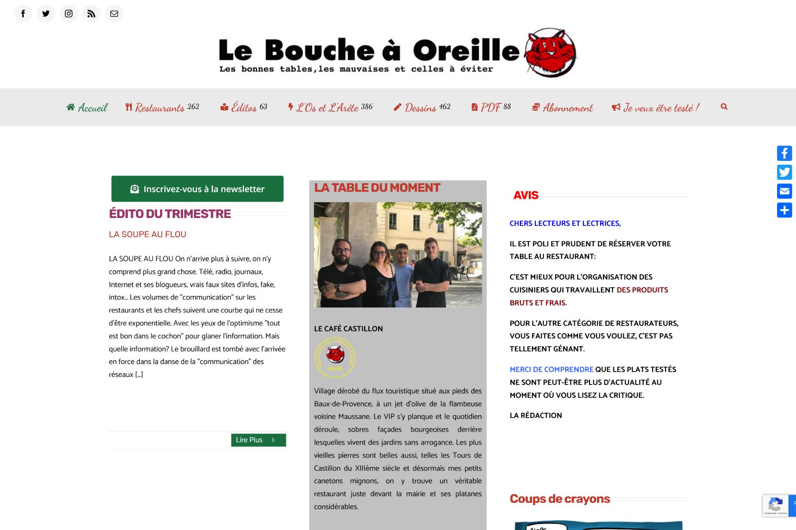 Le Bouche à Oreille